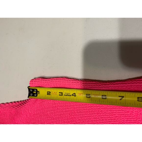 Lilly Pulitzer Stassi Knee Length Textures Scrunch Dress Large NWT Roxie Pink - Picture 8 of 11